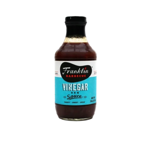 Franklin-BBQ-Vinegar-BBQ-Sauce-BBQ-Assad.webp Franklin BBQ Vinegar bbq BBQ-kastike 510 g